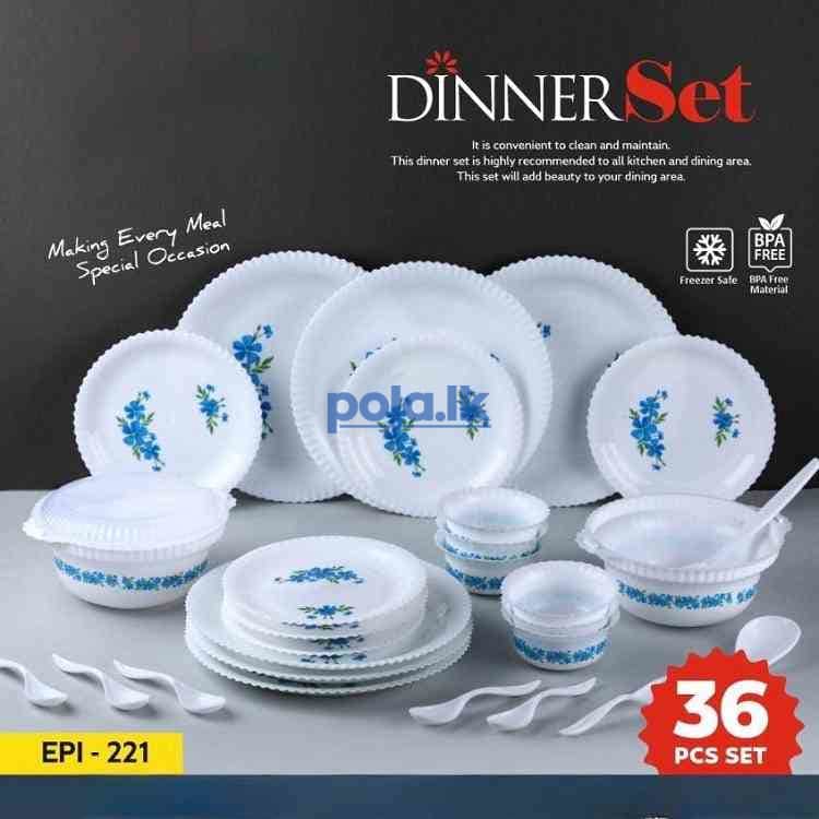 36 Pcs plastic dinner set - photo 1