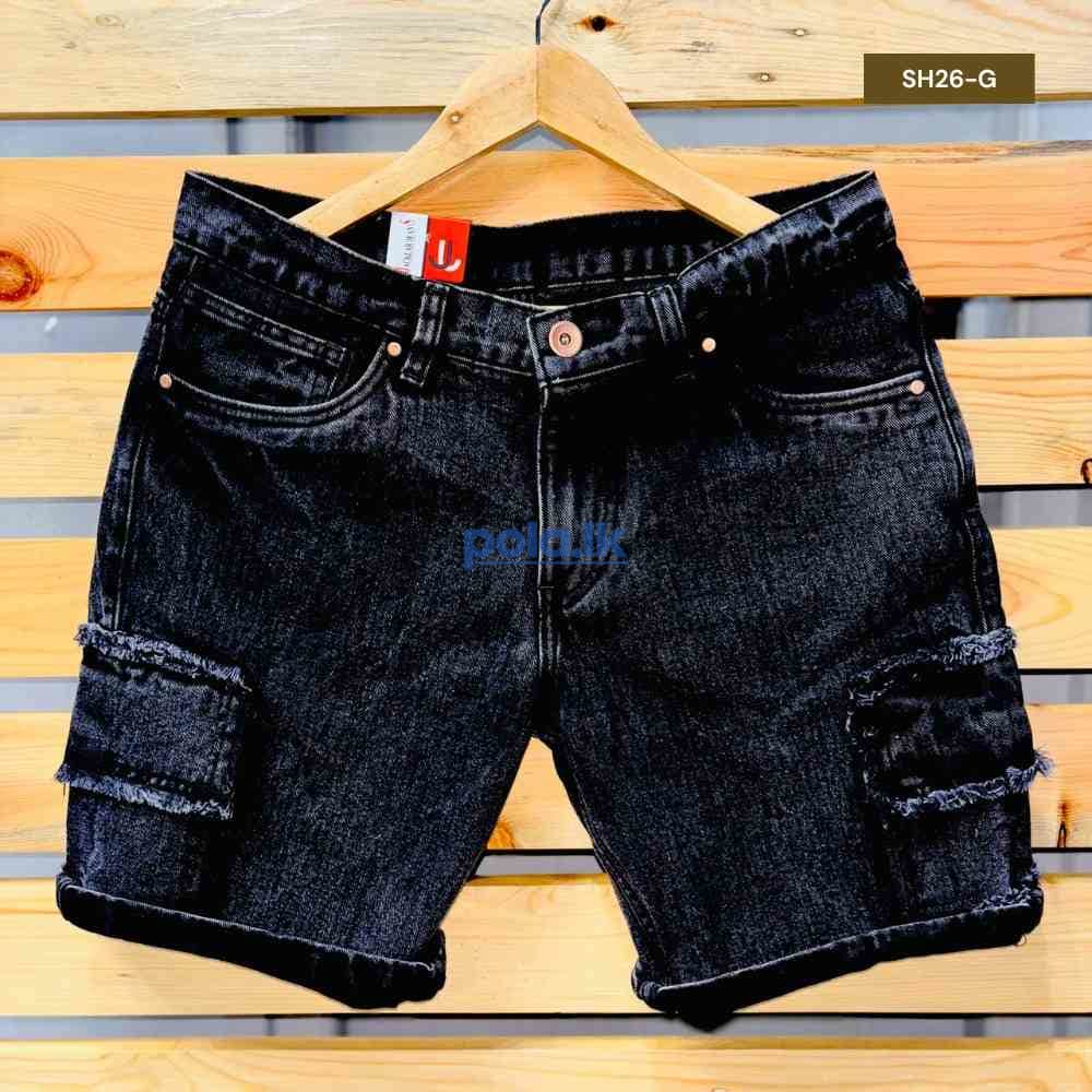 Boys denim pocket shorts - photo 1