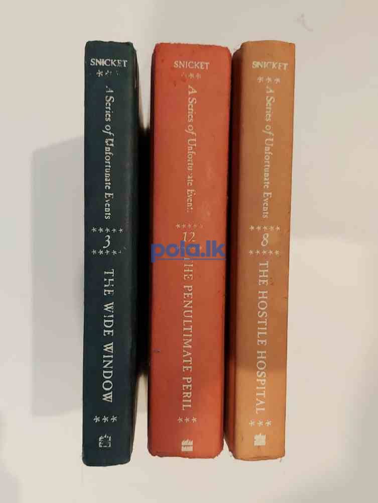 Series of unfortunate events books set: 3, 8, 12 - photo 2