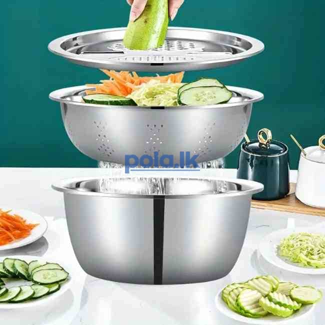 3-in-1 Stainless steel vegetable chopper - photo 2