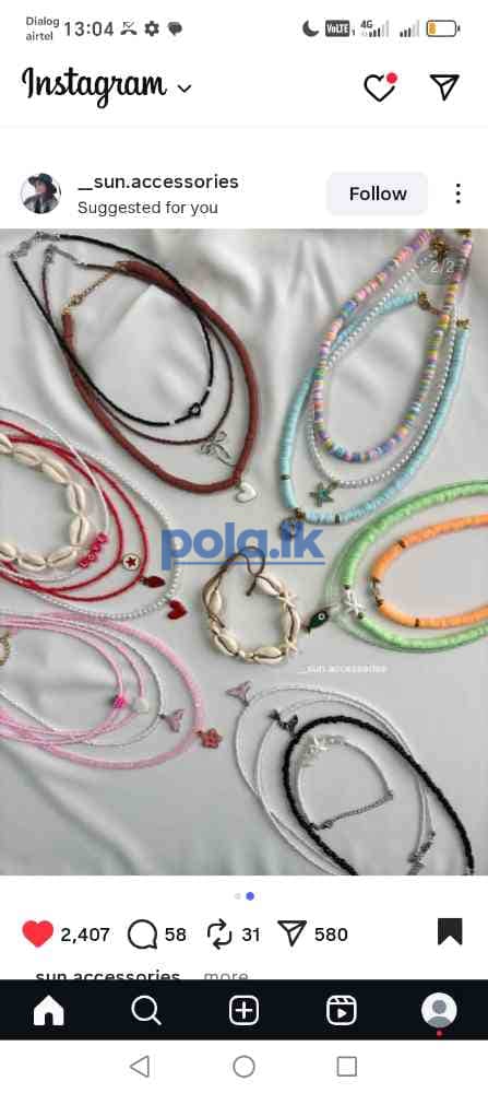 Bracelet and necklace - photo 1