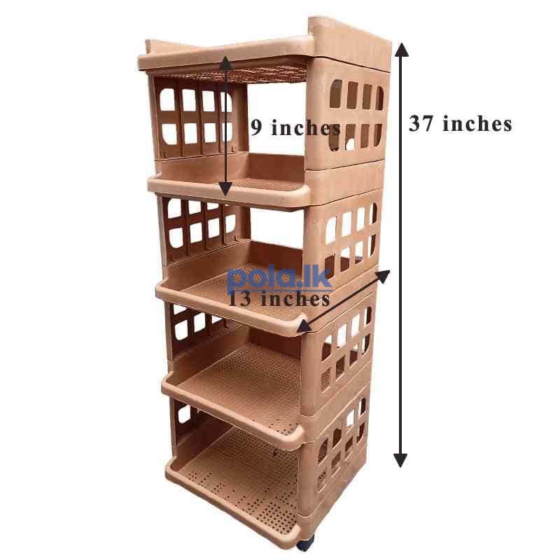 5 Layer plastic book shelf - photo 4
