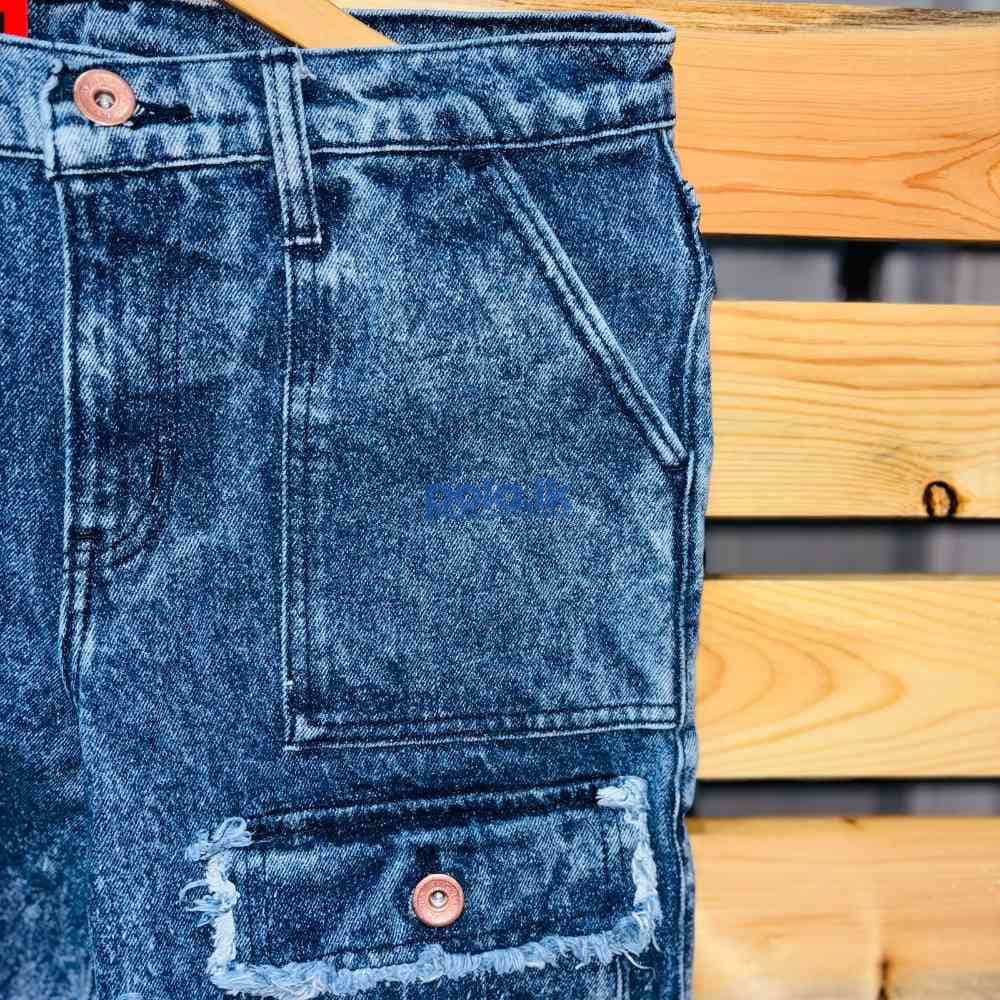 Boys denim pocket short - photo 3