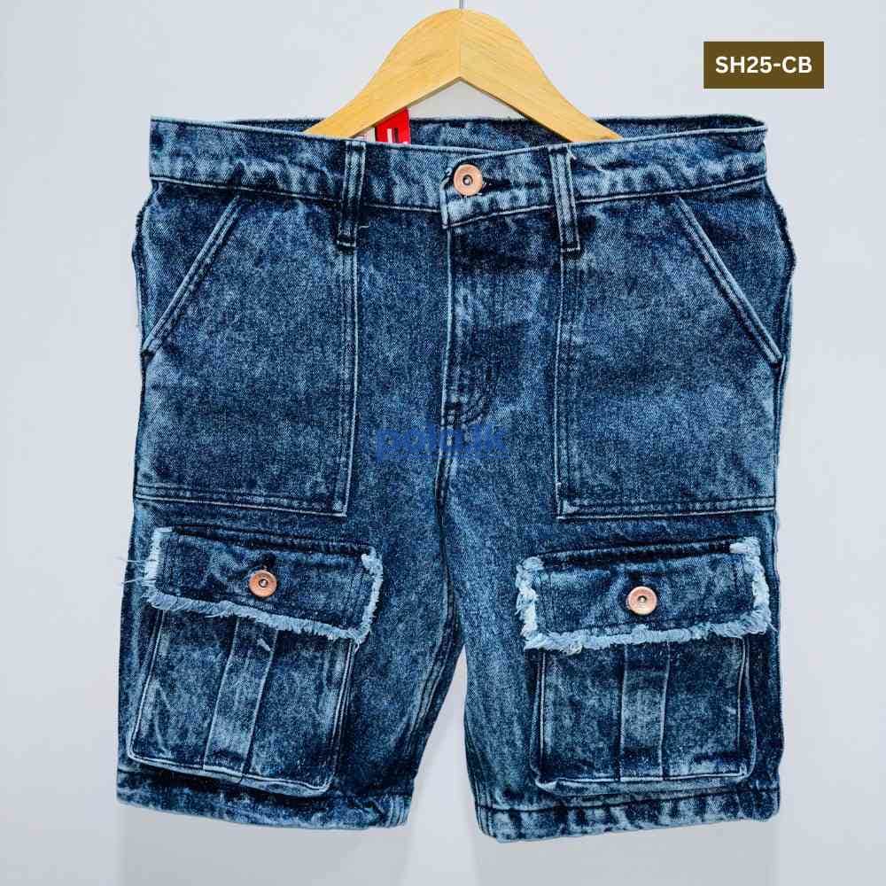 Boys denim pocket short - photo 1