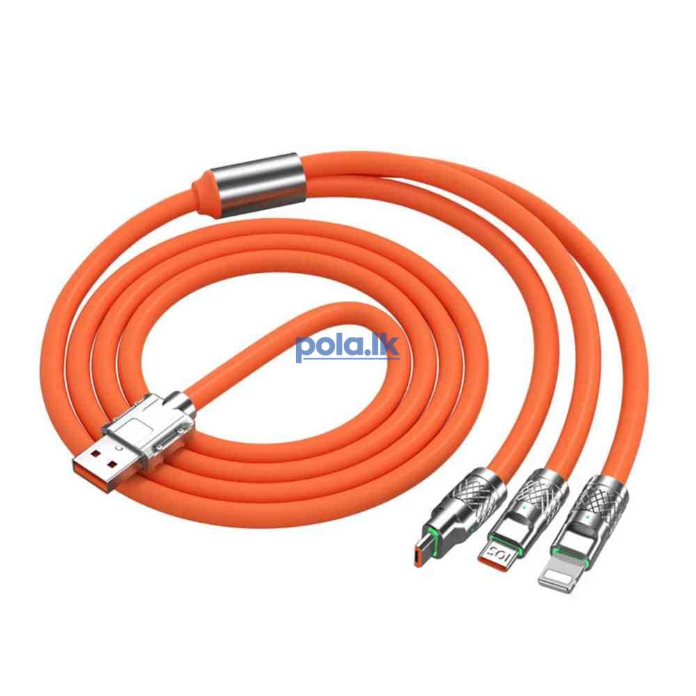 120W 3in1 fast charging cable - photo 2