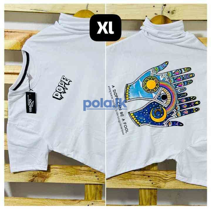 Double side print crew neck t-shirts - photo 3