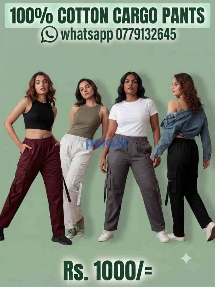 Cotton cargo pants - photo 5