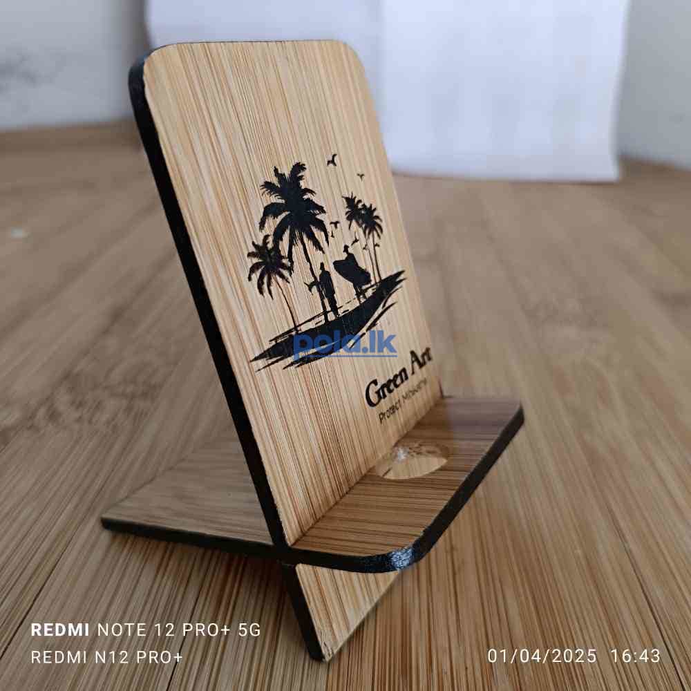 Bamboo phone stand - photo 20