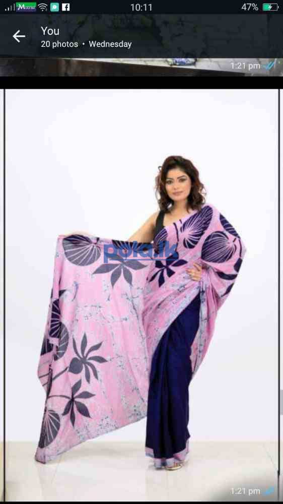Indian batik sarees for sale - photo 10