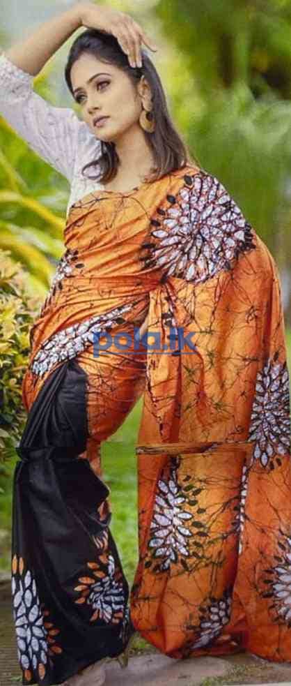 Indian batik sarees for sale - photo 4