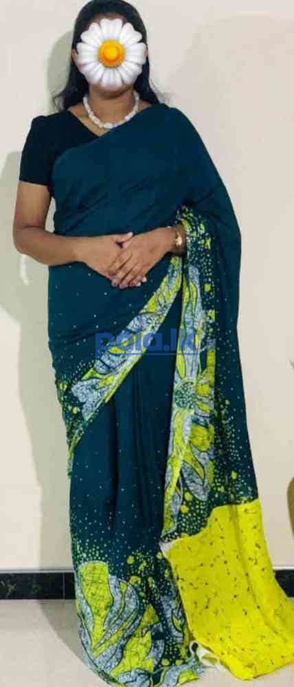Indian batik sarees for sale - photo 16