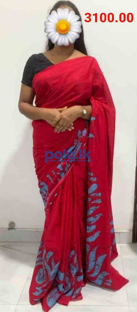Indian batik sarees for sale - photo 17