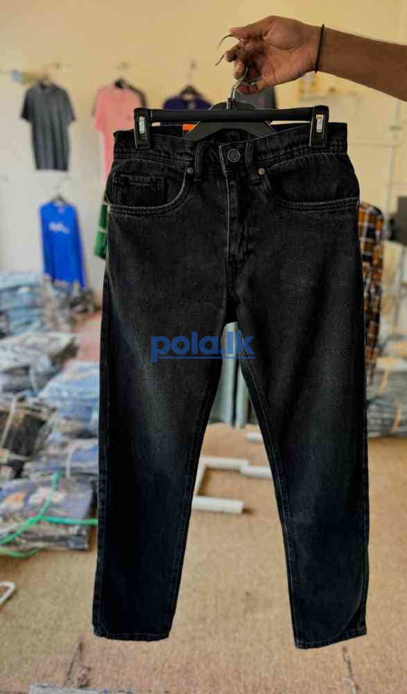 Men's lacoste black big fold denim - photo 6