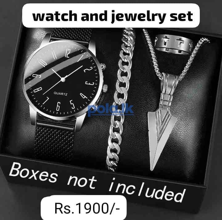 Men's watch and jewelery set - photo 1