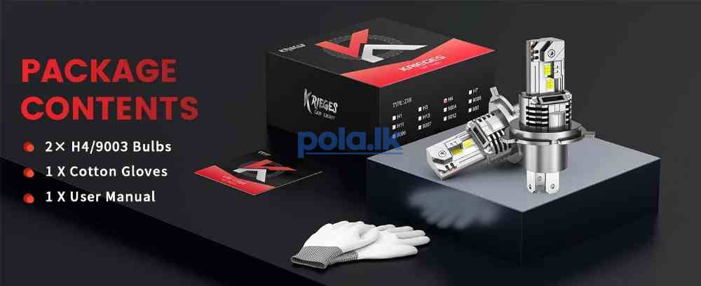 Krieges fahren H4 led 30000lm 120W headlight bulb - photo 4