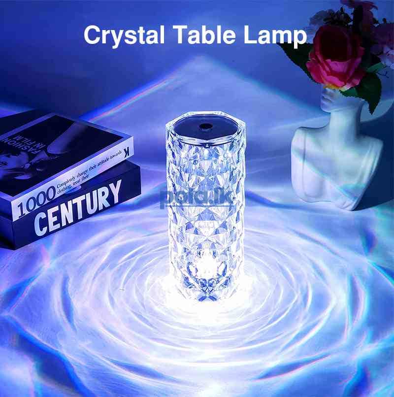 Led crystal diamond touch lamp - photo 6