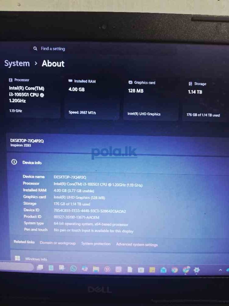 Dell Inspiron 3593 laptop - photo 3