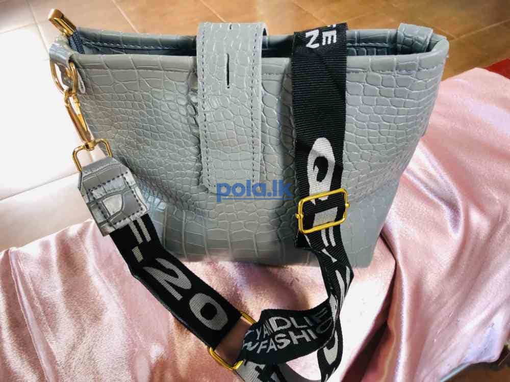 Crocodile letter strap side bags - photo 4