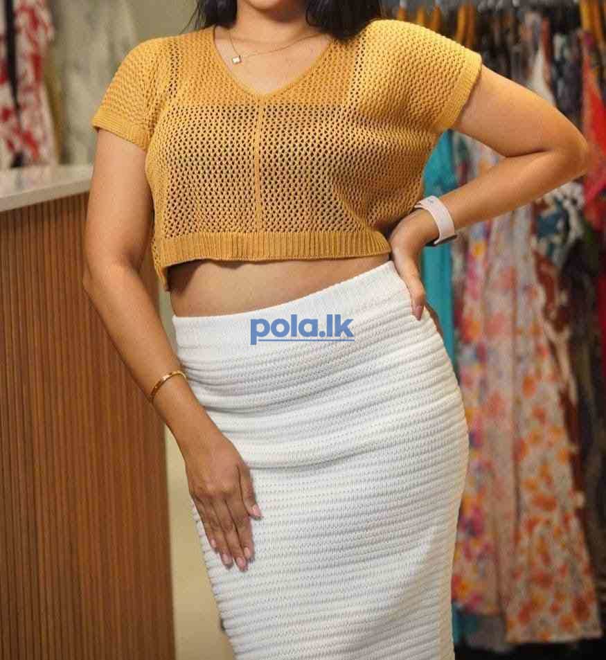 Short lace crop top - photo 3