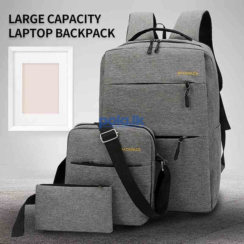3 Pcs Travel backpack unisex - photo 1