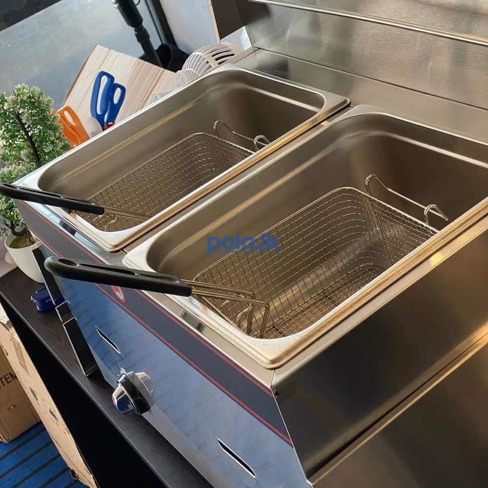 Double tank gas deep fryer - photo 3