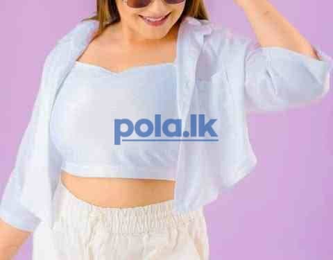 Crop top with skinny - photo 1