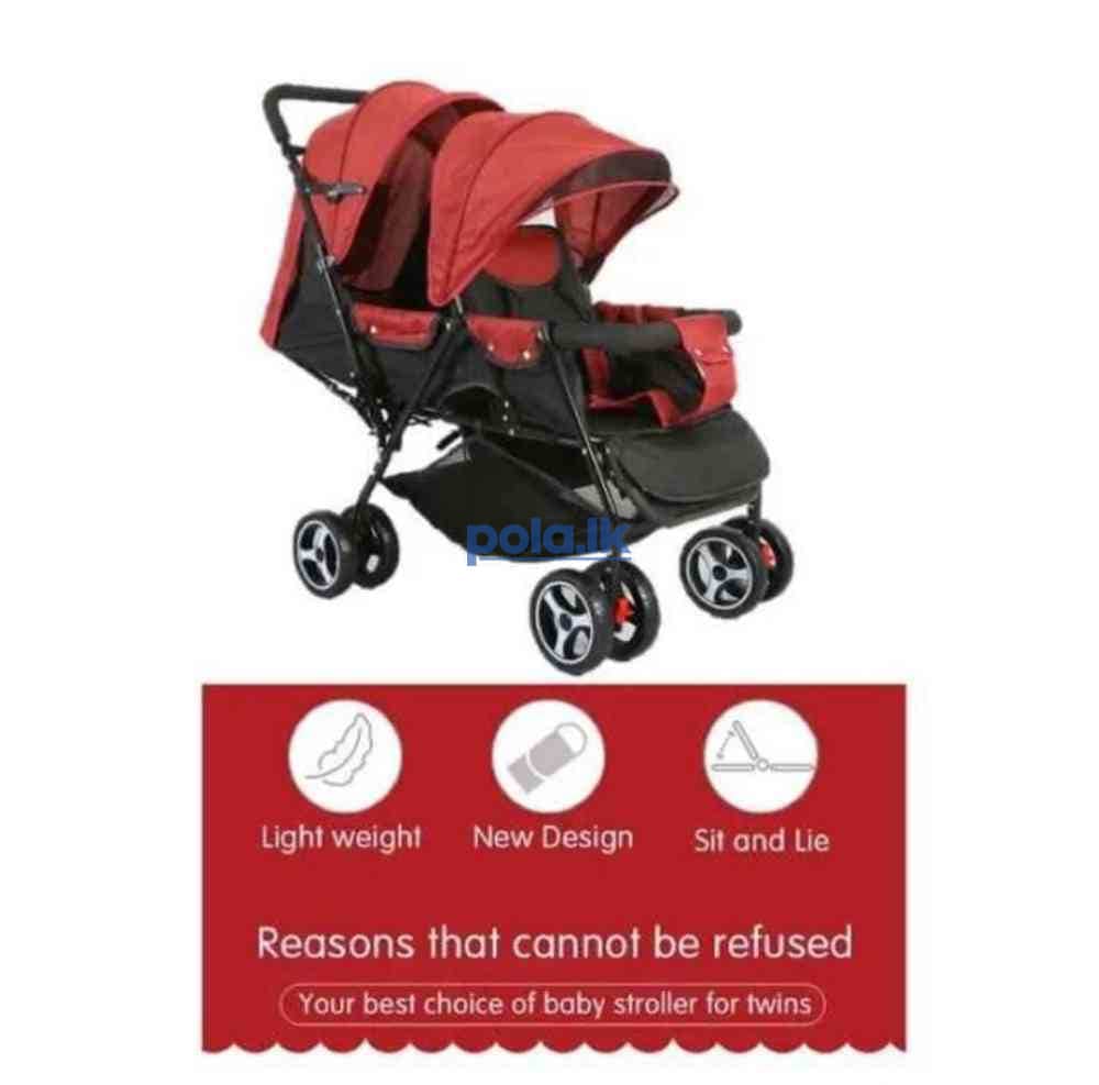 Double stroller for 2 kids - photo 2