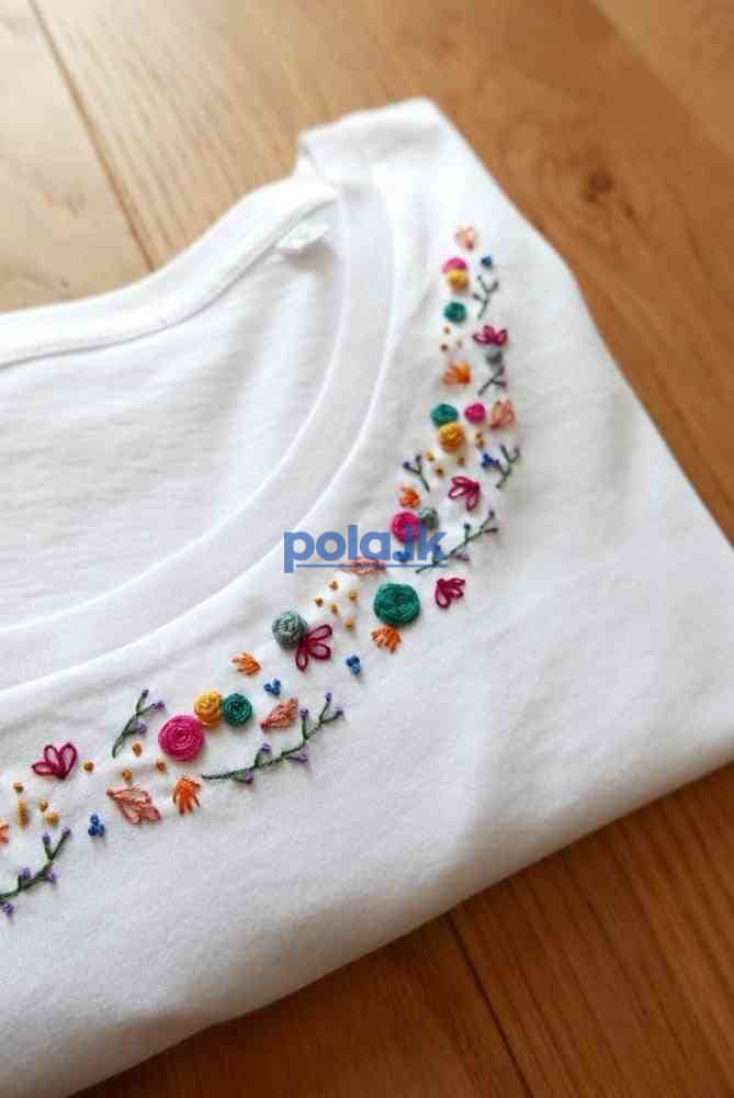Embroidery unisex t-shirt - photo 11