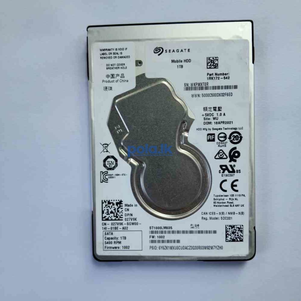 1TB Laptop hard disk sata - photo 1