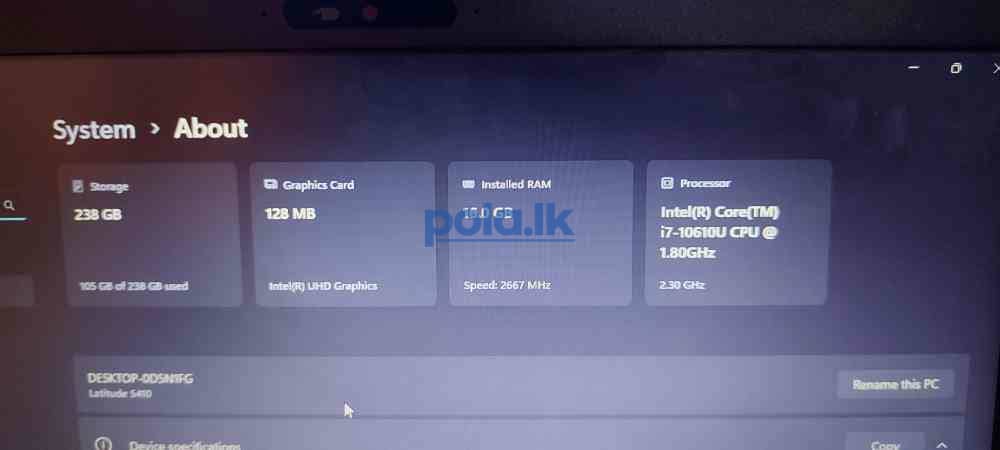 Dell laptop i7 10th gen for sale - photo 7