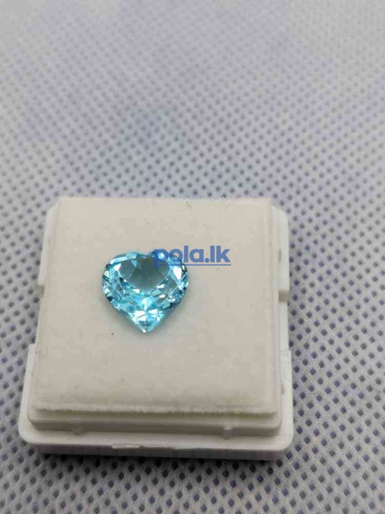 Natural sky blue topaz - photo 2