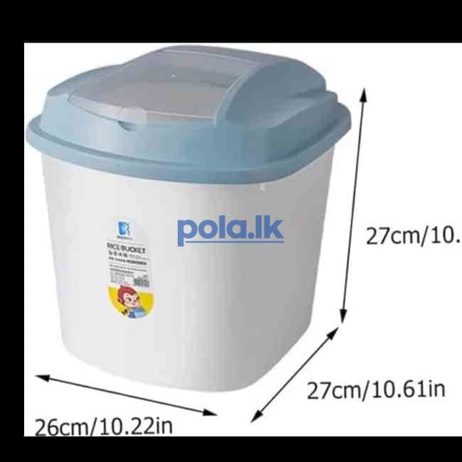Rice bucket 10kg with plastic scooping jug - photo 4