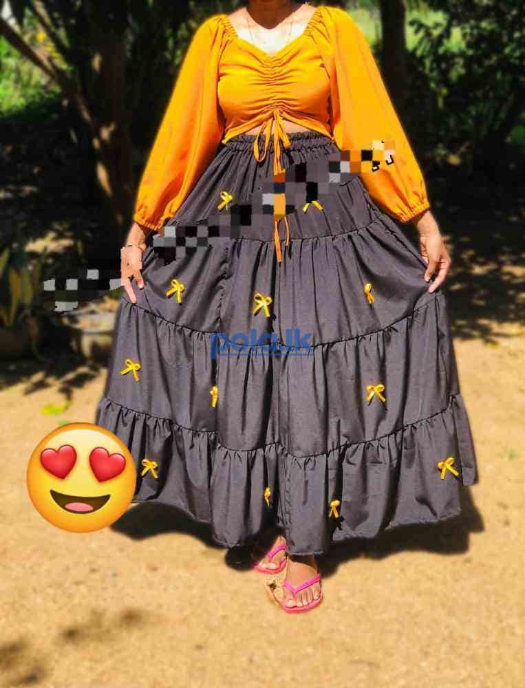 Bow skirt with crop top - photo 5
