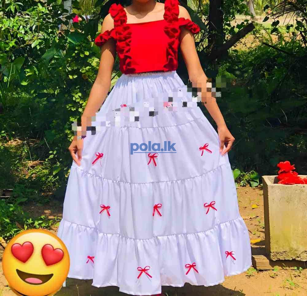 Bow skirt with crop top - photo 3