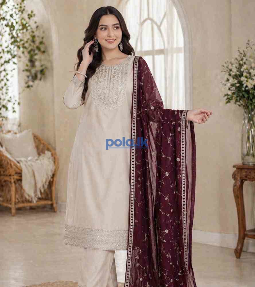 Women's pure crunchy silk kurta set's - photo 8