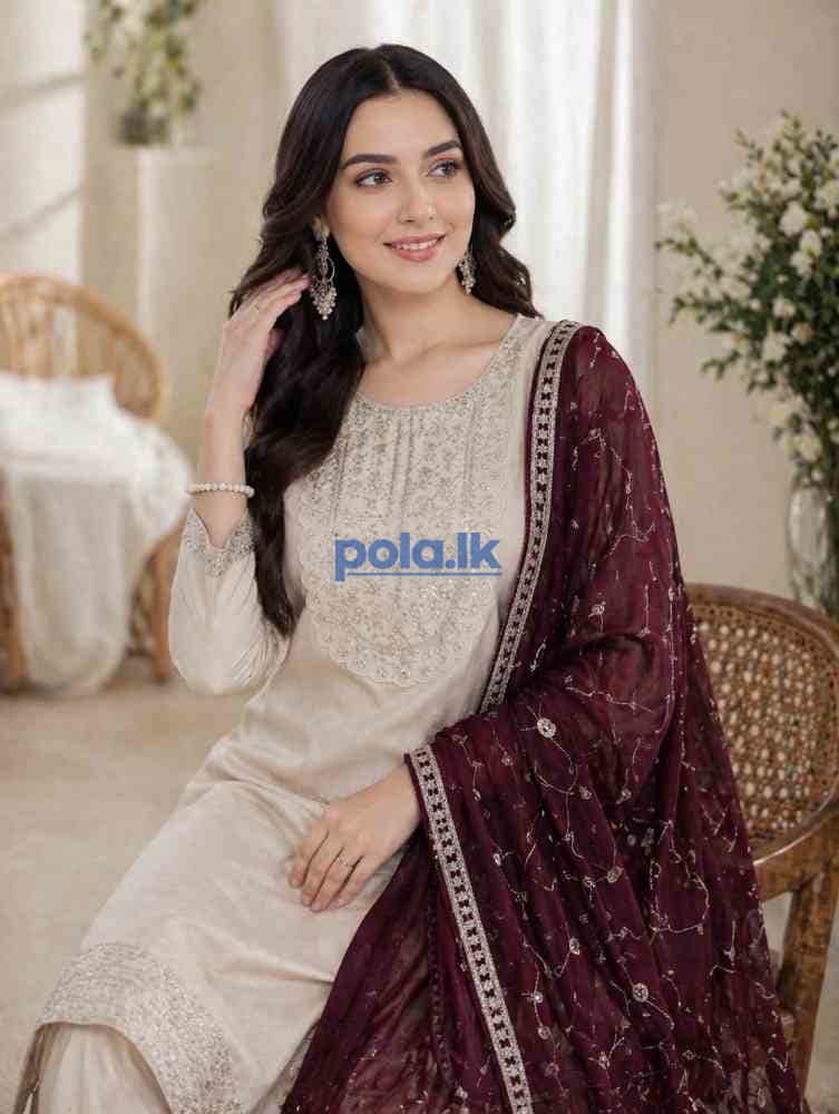 Women's pure crunchy silk kurta set's - photo 5