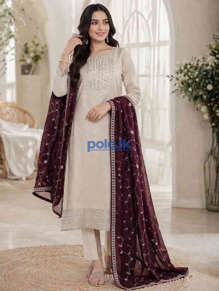 Women's pure crunchy silk kurta set's - photo 4