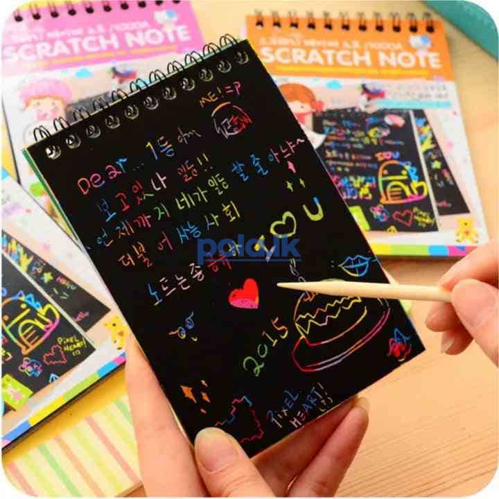 Rainbow scratch book - photo 2