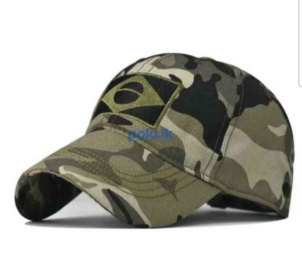 Embroidered camouflage cap - photo 2