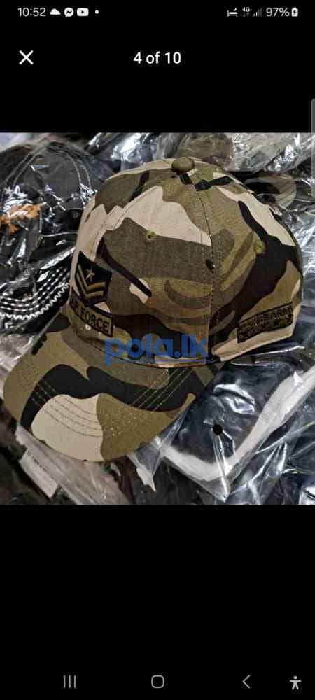 Embroidered camouflage cap - photo 5