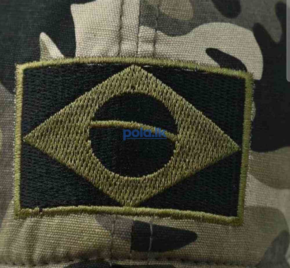 Embroidered camouflage cap - photo 3