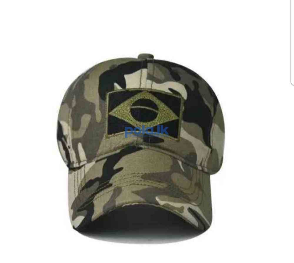 Embroidered camouflage cap - photo 1