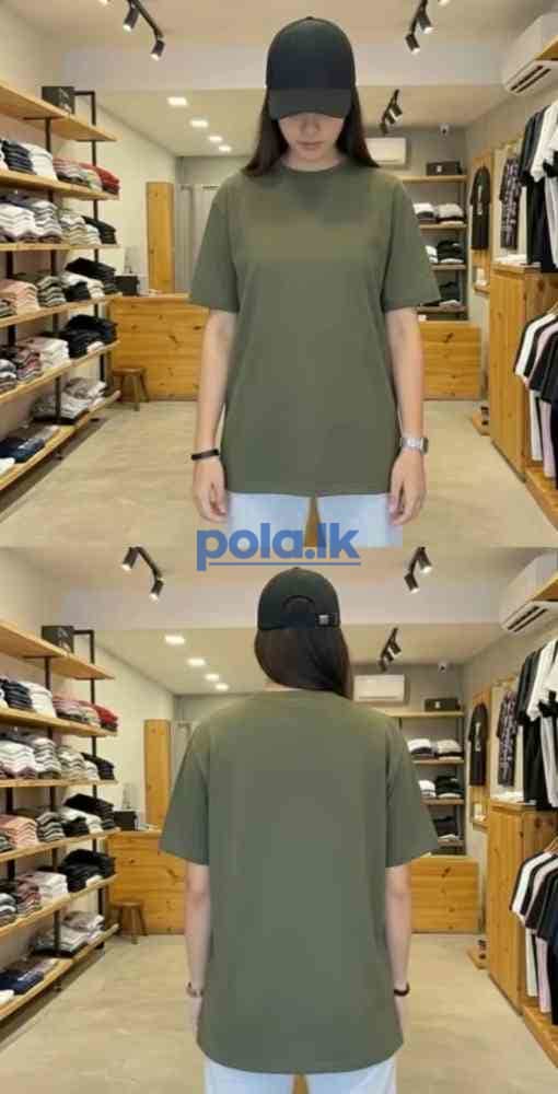 New arrival oversized unisex plain t-shirt - photo 3
