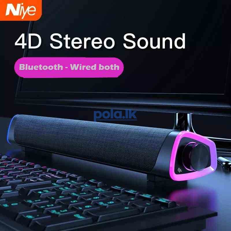 4D Colmputer speaker stereo subwoofer bluetooth - photo 1