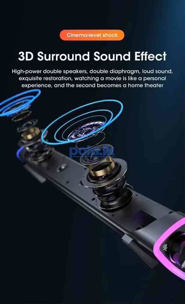 4D Colmputer speaker stereo subwoofer bluetooth - photo 8