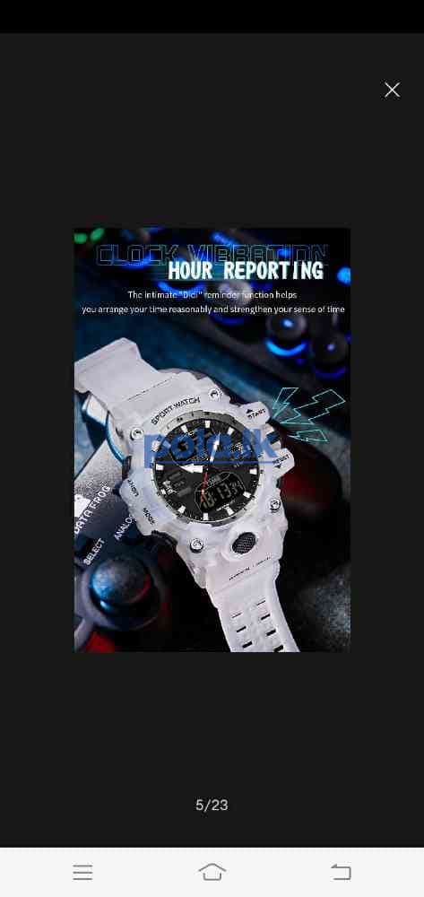 Digital men's watch - photo 4