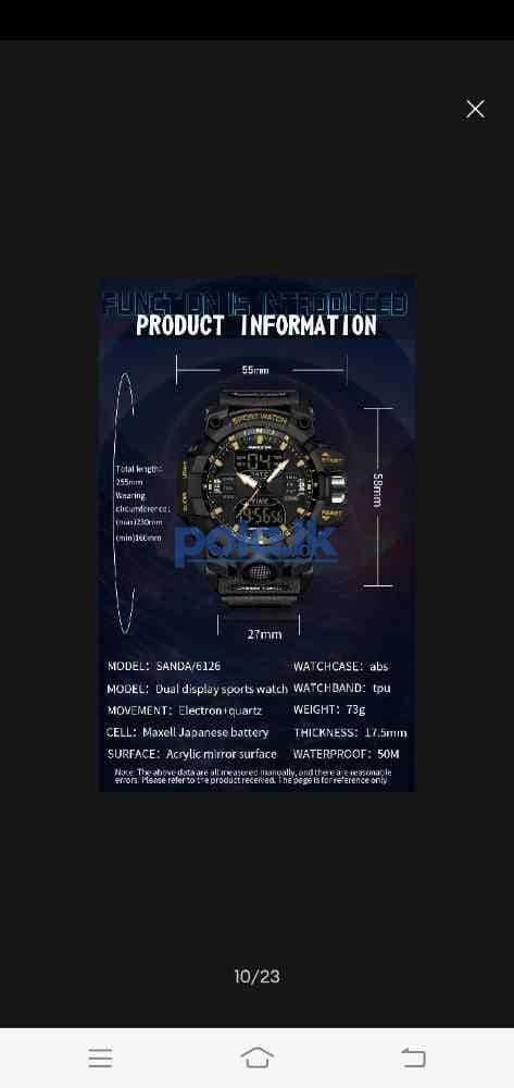 Digital men's watch - photo 5