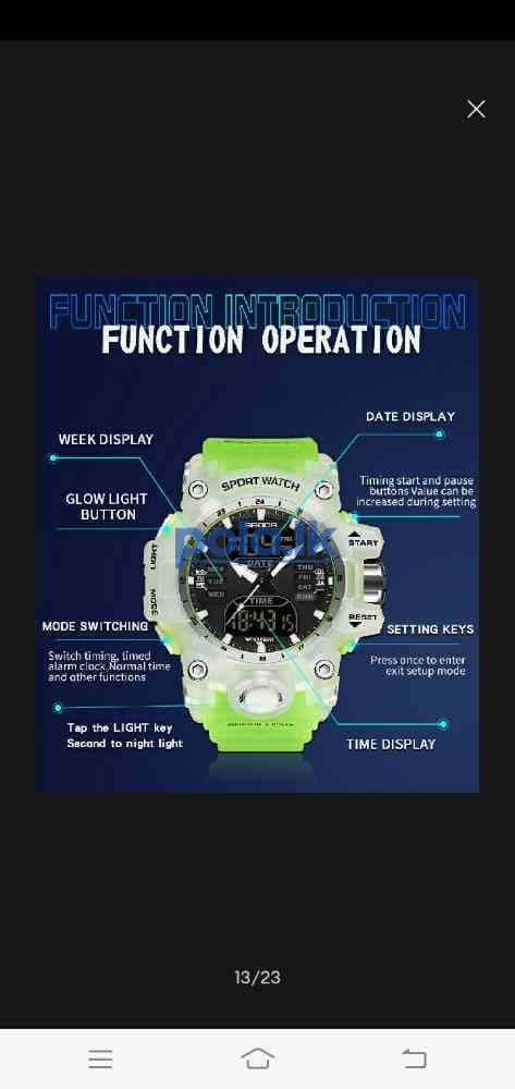 Digital men's watch - photo 10