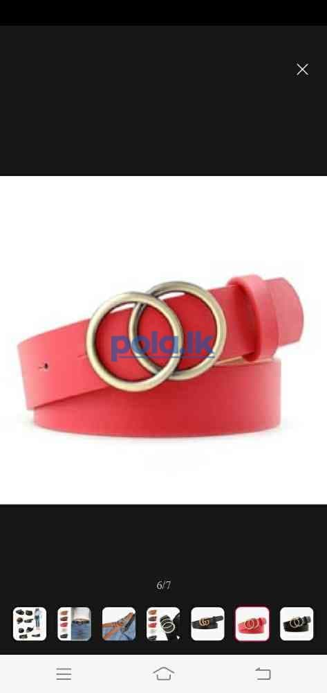 Genuine leather belt for women's - photo 6