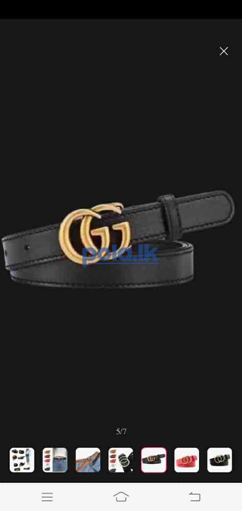 Genuine leather belt for women's - photo 5